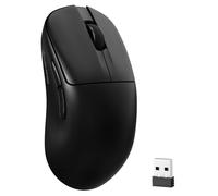 ZIYOU LANG×Magic-Refiner AJ199 Ratón Gaming Inalámbrico Ultra-Ligero 49g, Tri-Mode 2.4G/Bluetooth/Cable, PixArt PAW3311 24000 DPI, 1000Hz, Recargable 600mAh Para PC/Mac/Laptop - Negro