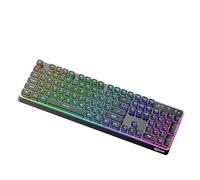 ZIYOU LANG x FREEWOLF M104 Wireless Keyboard, Triple Mode 75% Gaming Office Keyboard with RGB Backlit, 4000mAh Rechargeable, Compatible with Windows/Mac