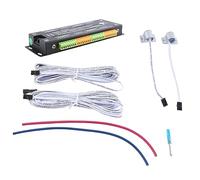 ziyuan ContrôLeur de LumièRe à DéTecteur de Mouvement LED pour Escaliers, ContrôLeur de Gradation PIR à 32 Canaux pour Veilleuse de Mouvement IntéRieure 12 V/24 V