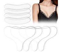 ziyue Lot de 8 coussinets en silicone anti-rides réutilisables pour dormir pendant la nuit et sur le côté, y compris 4 patchs en silicone pour le cou