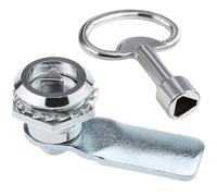 ZiYuya Verrouillage du boîtier du compteur d'électricité Serrure de boîte aux lettres Serrure d'armoire électrique avec clé triangulaire, serrures de meubles, tiroir, serrure à came avec filetage