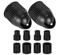 Ziyvural Aquarium Wavemaker Pump 2Pcs 360 Degree Rotation 6 Blade (ZY-Tx1 | Coquille PTC, Flux D'aquarium, Sortie 25mm et 20mm, Entrées 16mm et 13mm, Nettoyage sans Outil