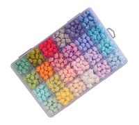 Ziyvural Bougies de Cire à Cacheter 24 Couleurs, Forme étoile avec Boîte de | Perles de cire à cacheter à rapide, 20 pièces de chaque couleur, sans odeur de fumée, Invitation de mariage, artisanat