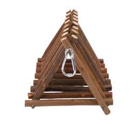 Ziyvural Perroquet Balançoire Jouet Bec Exercice Surface | Balançoire suspendue pour cage à oiseaux avec poignée d\'escalade rugueuse Surface d\'exercice du bec Poignée d\'escalade à