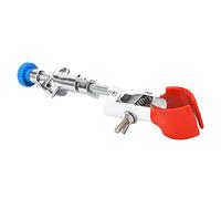 Ziyvural Pince de Laboratoire pour Ballon, Réglable, Rotative, Alliage de | Support de Tube à Essai pour Condenseur, Deux Pinces Réglables, Forte Adhérence Anticorrosion, Fixation sur Table de