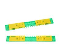 Ziyvural Réducteur D'entrée de Ruche avec Doubles Portes Coulissantes | Construction en Plastique Durable, Aérations du Cadre Anti-évasion, Installation Facile Largeur 4 Cm, Lot de 2 pour le