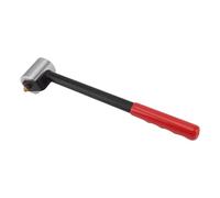 Ziyvural Rouleau à Joint avec Manche Droit de 36 Cm, Rouleau de Lissage | Tête de Rouleau en Fer, Axe de 6 Cm de Large, Poignée en Caoutchouc Antidérapante, pour Papier Peint et Soudure Plastique
