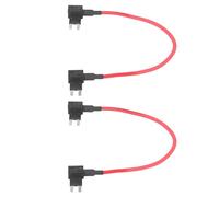 Ziyvural TIPM Dérivation Câble Kit, 14AWG Silicone 20AMP Fusible Support | Réparation de relais de pompe à carburant, 2 ensembles, supports d\'adaptateur de fusible, fusibles multiples, extracteur