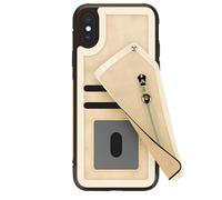 Zizo Coque Portefeuille pour iPhone X avec Poche Zippée et Protection d'Écran