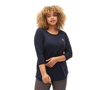 Zizzi Active by Femme Taille Tailles Débardeur d'entraînement Manches 3/4 Taille, Night Sky, 52/54