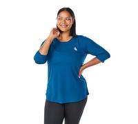 Zizzi Active T-shirt de sport pour femme Grandes tailles - T-shirt de sport - T-shirt d'entraînement à manches 3/4 et col rond - Décontracté, confortable et extensible - Grande taille 42-56, 50-52