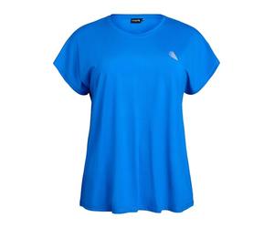 Zizzi Active T-shirt de sport pour femmes grandes tailles - T-shirt à manches courtes pour fitness, gym et sport - Respirant et confortable - T-shirt avec col rond et coupe décontractée - Taille 42-60