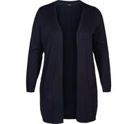 Zizzi Grandes tailles pour femme - Cardigan long - Cardigan confortable - Cardigan à manches longues pour femme avec poches - En mélange de viscose doux et élastique - Grande taille tendance - Taille