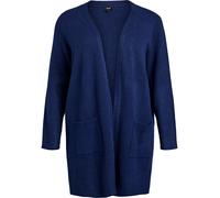 Zizzi Cardigan 'Casunny' bleu foncé, Taille 5XL-6XL