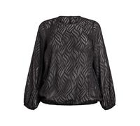 Zizzi Chemisier 'Emie' noir, Taille 7XL-8XL