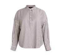 Zizzi Chemisier 'Manavas' noir / blanc, Taille S