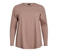 Zizzi Chemisier marron, Taille XXXL-4XL