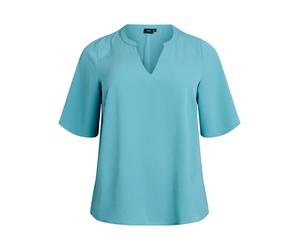 Zizzi Chemisier 'VANNI' bleu, Taille 5XL-6XL