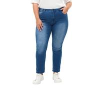 Zizzi Jean Emily pour femme, grande taille, coupe ajustée, taille normale, Couleur : bleu, 50W / 30L