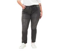 Zizzi Jean Emily pour femme, grande taille, coupe ajustée, taille normale, seize if grey, 54W / 32L