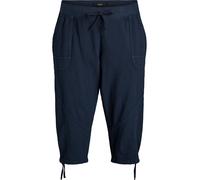 Zizzi Pantalon 'Jeasy' bleu marine, Taille 50-52