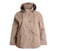 Zizzi Parka mi-saison 'Capalma' beige foncé, Taille XXXL-4XL