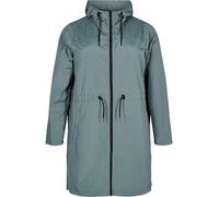 Zizzi Parka pour femme - Grandes tailles - Capuche imperméable - Taille 42-60, Baume Green, 50-52 grande taille