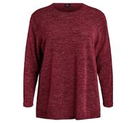 Zizzi Pull-over 'Cavig' rouge foncé, Taille XXXL-4XL