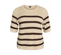 Zizzi Pull-over 'MELSA' beige / noir, Taille L