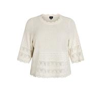 Zizzi Pull-over 'MFREYA' blanc cassé, Taille XXXL-4XL