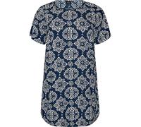 Zizzi Robe 'Caanni' marine / blanc, Taille 42-44