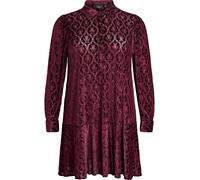Zizzi Robe 'ETULIPY' lie de vin, Taille 42-44