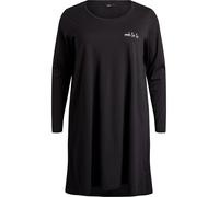 Zizzi Robe 'Mally' noir / blanc, Taille 46-48