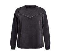 Zizzi Sweat-shirt 'Dina' gris, Taille 7XL-8XL