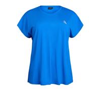 Zizzi Active T-shirt de sport pour femmes grandes tailles - T-shirt à manches courtes pour fitness, gym et sport - Respirant et confortable - T-shirt avec col rond et coupe décontractée - Taille 42-60