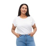 Zizzi T-shirt 'Katja' blanc, Taille XXXL-4XL