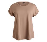 Zizzi T-shirt femme grandes tailles coton col rond taille gr, Pin Bark, 48-50 grande taille