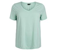 Zizzi T-shirt 'MKATJA' vert pastel, Taille XL-XXL