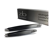 Zizzili Basics Ensemble de pinces à épiler - Édition limitée ombrée - Classique + mini incliné - Meilleure pince à épiler pour sourcils, épilation du visage et vos besoins de précision