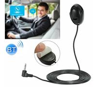 ZJ010MR Mono 2.5mm coude prise voiture navigation GPS haut-parleur câble microphone externe adhésif Bluetooth microphone longueur : 3 mètres - 2.5mm