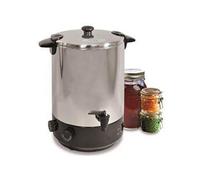 Kitchen Chef Stérilisateur de bocaux électrique ZJ280TD 28 L 2500 W Inox avec robinet et minuteur