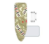 ZJBKX Housse de Planche à Repasser Extra Large, Facile à Repasser, avec Cordon de sécurité, Housse Table Repasser Convient pour Station de Repassage à Vapeur, 165x65cm, XXL