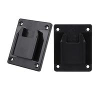 ZJchao 2 Pièces Compatibles 18V/20V pour Outils électriques, Supports de Rangement Muraux, Crochets d'organisation (BLACK)