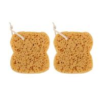 ZJchao 2 Pièces éponge de Bain Exfoliante épurateur de Corps éponge de Luffa Conception Poreuse Douce pour le Massage avec un Matériau Réutilisable Respectueux de la Peau