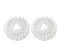 ZJchao 2pcs Pièces de Remplacement de la Lame de Ventilateur de Refroidissement du Volant pour 188F 190F Générateur de Moteurs à avec Matière Plastique de Haute qualité ajusté pour Le