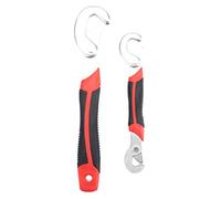 ZJchao 2PCS Universal Clour de Clés Réglables Ensemble Multi-fonction Outil de la Transition à Double Tête avec Acier en Carbone en Chrome pour Tuyaux Attachez le Travail Professionnel