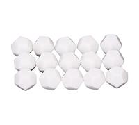 ZJchao 30pcs 12 Côtés en Vierge D'enseignement Kit de Dés de Jeu, Graffiti et Numéro D'outils d'apprentissage Numérique Polyédrique avec Plastique Résistant à l'eau pour L'éducation