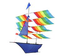 ZJchao 3D Rainbow Saipoat Flying Kite, Cerf-Volant pour Adultes Grandes Cerfs-Volants pour Adultes Activité de Jeu en Plein Air Kite, pour Les Sports de Plein Air et l'activité de Jeu