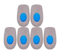 ZJchao 3pair Insert vers le Haut de la Semelle Intérieure Lifting du Pied Coussin de Garde Amortisseur Antalgique Souple Silicone pour Hommes Femmes Enfants Tpe (Talonnette TPE femme)