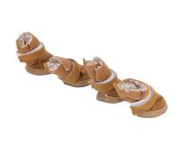 ZJchao 4 Pièces Bottes pour Animaux de Compagnie pour Petits Chiens et Chatons, Chaussons Chauds et Légers Antidérapants pour Chihuahua Bichon Schnauzer-Kaki Taille 2 (2)